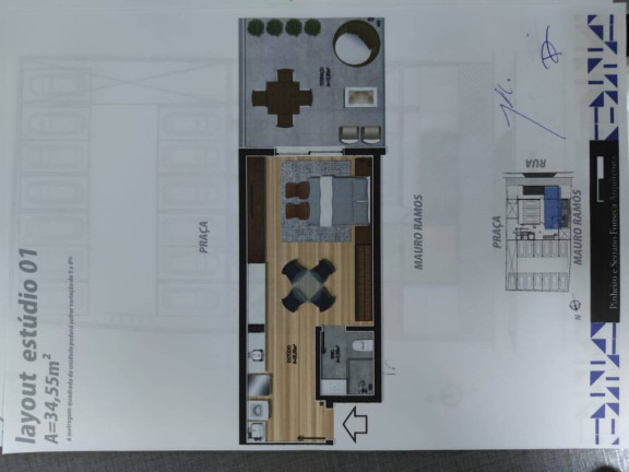 Imagem Apartamento com 1 Quarto à Venda, 50 m² em Centro - Florianópolis