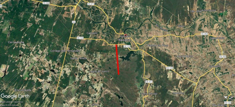 Imagem Terreno à Venda, 744.000 m² em Pedregal - Aracati Imagem Terreno à Venda, 744.000 m² em Pedregal - Aracati