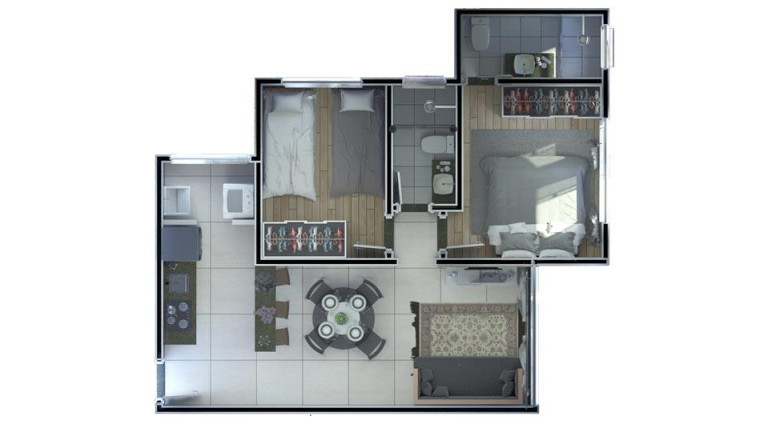 Imagem Apartamento com 2 Quartos à Venda, 55 m² em Cabral - Contagem Imagem Apartamento com 2 Quartos à Venda, 55 m² em Cabral - Contagem