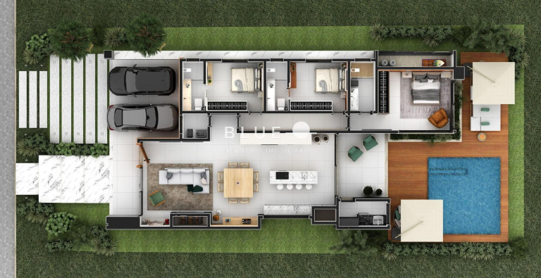 Imagem Casa de Condomínio com 3 Quartos à Venda, 205 m² em Centro - Torres Imagem Casa de Condomínio com 3 Quartos à Venda, 205 m² em Centro - Torres