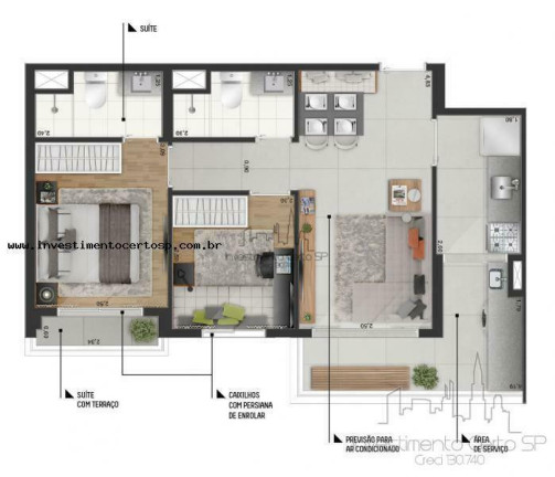 Imagem Apartamento com 2 Quartos à Venda, 52 m² em Indianópolis - São Paulo Imagem Apartamento com 2 Quartos à Venda, 52 m² em Indianópolis - São Paulo
