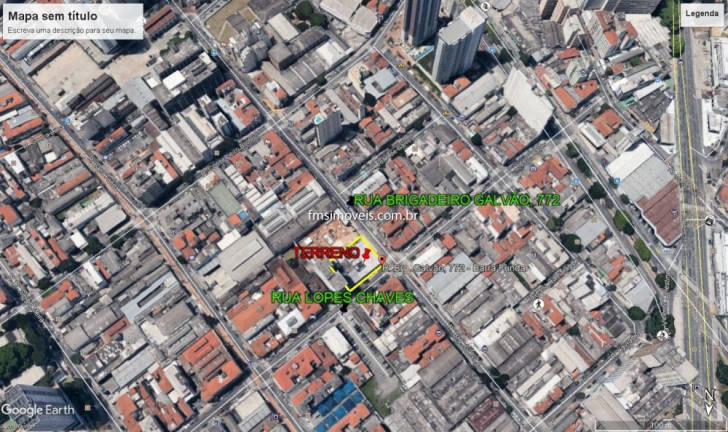 Imagem Terreno à Venda, 623 m² em Barra Funda - São Paulo Imagem Terreno à Venda, 623 m² em Barra Funda - São Paulo