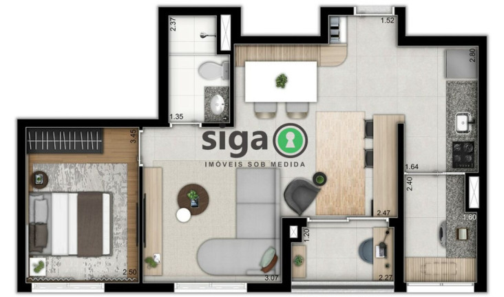 Imagem Apartamento com 2 Quartos à Venda, 54 m² em Butantã - São Paulo Imagem Apartamento com 2 Quartos à Venda, 54 m² em Butantã - São Paulo