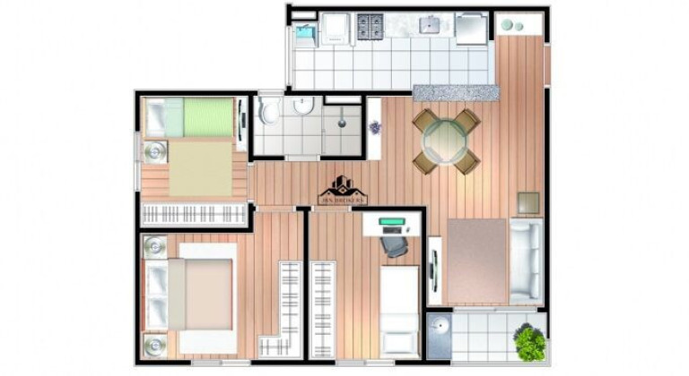Imagem Apartamento com 3 Quartos à Venda, 58 m² em Ferrazópolis - São Bernardo Do Campo
