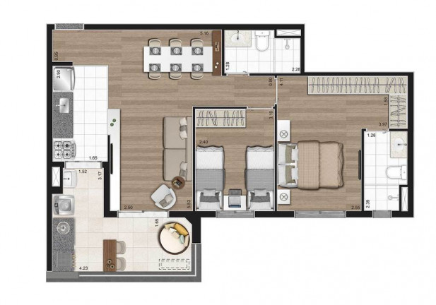Imagem Apartamento com 2 Quartos à Venda, 70 m² em Alto Da Lapa - São Paulo