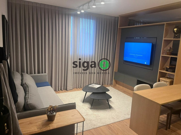 Imagem Apartamento com 1 Quarto para Alugar, 38 m² em Chácara Santo Antônio (zona Sul) - São Paulo Imagem Apartamento com 1 Quarto para Alugar, 38 m² em Chácara Santo Antônio (zona Sul) - São Paulo