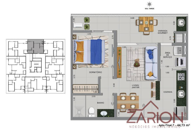 Imagem Apartamento com 3 Quartos à Venda, 44 m² em Itaguá - Ubatuba