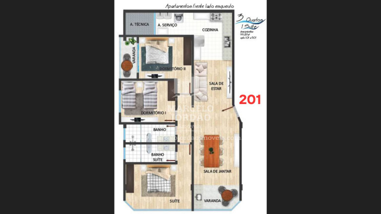 Imagem Apartamento com 3 Quartos à Venda, 120 m² em Balneário De Iriri - Anchieta Imagem Apartamento com 3 Quartos à Venda, 120 m² em Balneário De Iriri - Anchieta