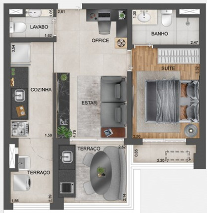 Imagem Apartamento à Venda, 33 m² em Ibirapuera - São Paulo