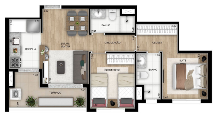 Imagem Apartamento com 2 Quartos à Venda, 55 m² em Vila Anastácio - São Paulo Imagem Apartamento com 2 Quartos à Venda, 55 m² em Vila Anastácio - São Paulo