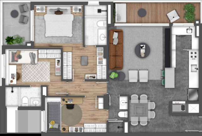 Imagem Apartamento com 2 Quartos à Venda, 74 m² em Passo Da Areia - Porto Alegre