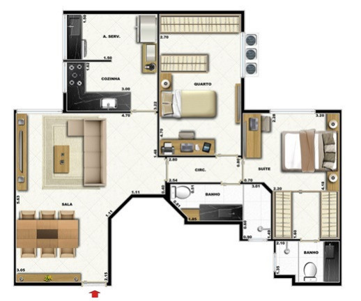 Imagem Imóvel com 2 Quartos à Venda, 68 m² em Vila Isabel - Rio De Janeiro