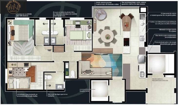 Imagem Apartamento com 3 Quartos à Venda, 104 m² em Centro - São Caetano Do Sul