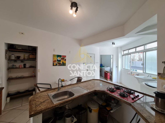 Apartamento com 3 Quartos para Alugar, 165 m² em José Menino - Santos