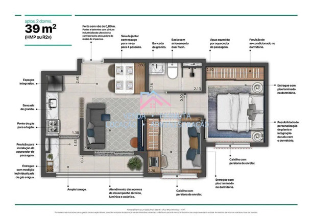Imagem Apartamento com 2 Quartos à Venda, 39 m² em Boaçava - São Paulo Imagem Apartamento com 2 Quartos à Venda, 39 m² em Boaçava - São Paulo