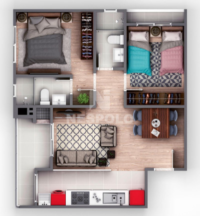 Imagem Apartamento com 1 Quarto à Venda, 61 m² em Vila Operaria - Itajai