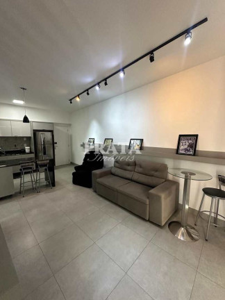 Imagem Apartamento com 1 Quarto para Alugar, 52 m² em José Menino - Santos Imagem Apartamento com 1 Quarto para Alugar, 52 m² em José Menino - Santos