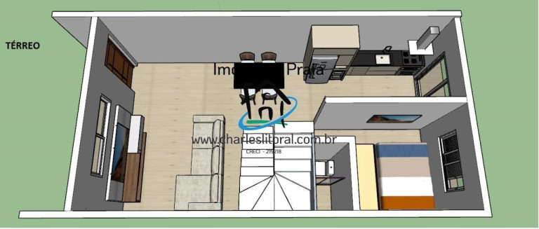 Imagem Casa com 3 Quartos à Venda, 191 m² em Massaguaçu - Caraguatatuba