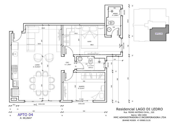 Imagem Apartamento com 2 Quartos à Venda, 64 m² em São João - Itajaí Imagem Apartamento com 2 Quartos à Venda, 64 m² em São João - Itajaí