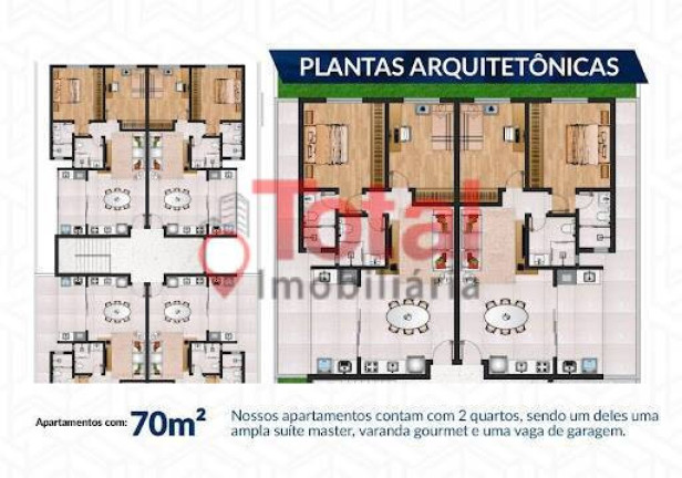 Imagem Apartamento com 2 Quartos à Venda, 70 m² em Caravelas - Ipatinga