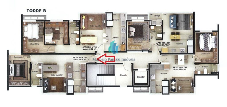 Imagem Apartamento com 1 Quarto à Venda, 48 m² em São Francisco - Bento Gonçalves