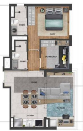 Imagem Apartamento com 2 Quartos à Venda, 51 m² em Brooklin Paulista - São Paulo
