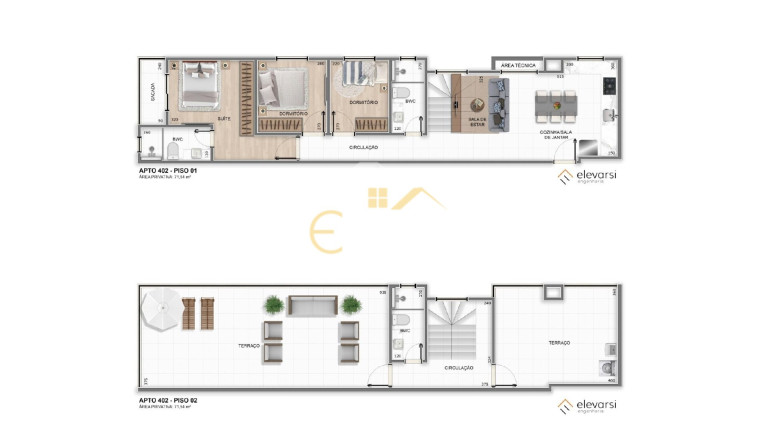 Imagem Cobertura com 3 Quartos à Venda, 135 m² em Centro - Pinhais Imagem Cobertura com 3 Quartos à Venda, 135 m² em Centro - Pinhais