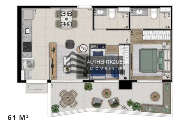 Imagem Apartamento com 2 Quartos à Venda, 61 m² em Butantã - São Paulo Imagem Apartamento com 2 Quartos à Venda, 61 m² em Butantã - São Paulo