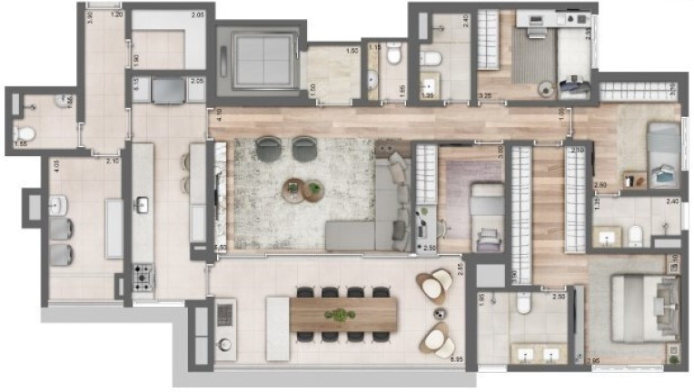 Imagem Apartamento com 3 Quartos à Venda, 206 m² em Perdizes - São Paulo
