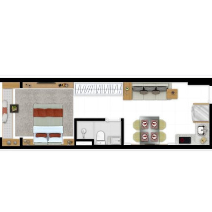 Imagem Imóvel com 1 Quarto à Venda, 29 m² em Brás - São Paulo Imagem Imóvel com 1 Quarto à Venda, 29 m² em Brás - São Paulo