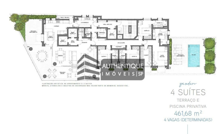 Imagem Apartamento com 4 Quartos à Venda, 461 m² em Vila Nova Conceição - São Paulo Imagem Apartamento com 4 Quartos à Venda, 461 m² em Vila Nova Conceição - São Paulo