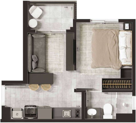 Imagem Apartamento com 2 Quartos à Venda, 35 m² em Bela Vista - São Paulo Imagem Apartamento com 2 Quartos à Venda, 35 m² em Bela Vista - São Paulo