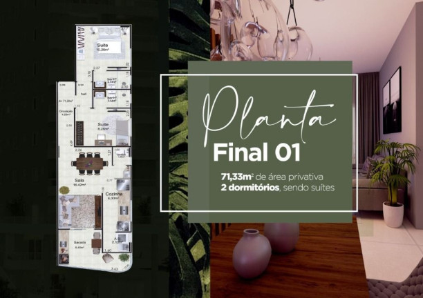 Imagem Apartamento com 2 Quartos à Venda, 61 m² em Caiçara - Praia Grande Imagem Apartamento com 2 Quartos à Venda, 61 m² em Caiçara - Praia Grande
