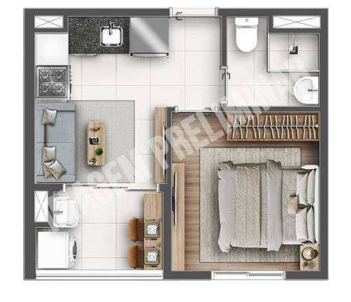 Imagem Imóvel com 2 Quartos à Venda, 42 m² em Vila Esperança - São Paulo Imagem Imóvel com 2 Quartos à Venda, 42 m² em Vila Esperança - São Paulo
