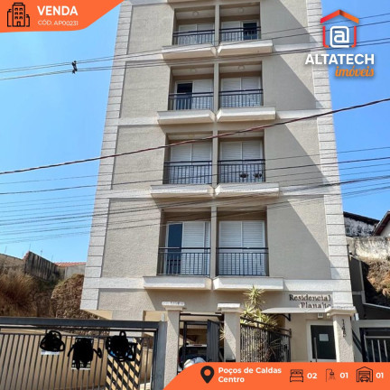 Apartamento com 2 Quartos à Venda, 77 m² em Centro - Poços De Caldas