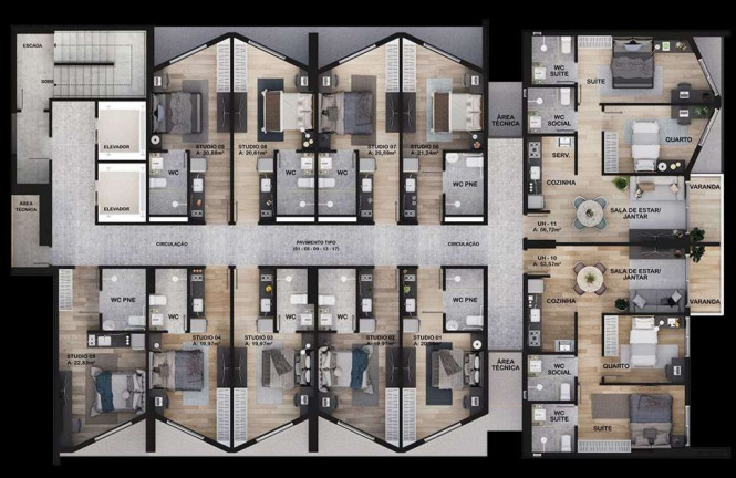 Imagem Apartamento com 1 Quarto à Venda, 21 m² em Manaíra - João Pessoa Imagem Apartamento com 1 Quarto à Venda, 21 m² em Manaíra - João Pessoa