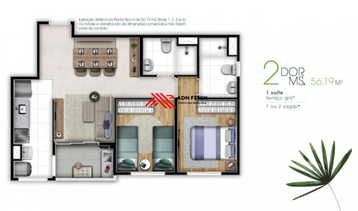 Imagem Apartamento com 2 Quartos à Venda, 56 m² em Vila Rosália - Guarulhos Imagem Apartamento com 2 Quartos à Venda, 56 m² em Vila Rosália - Guarulhos