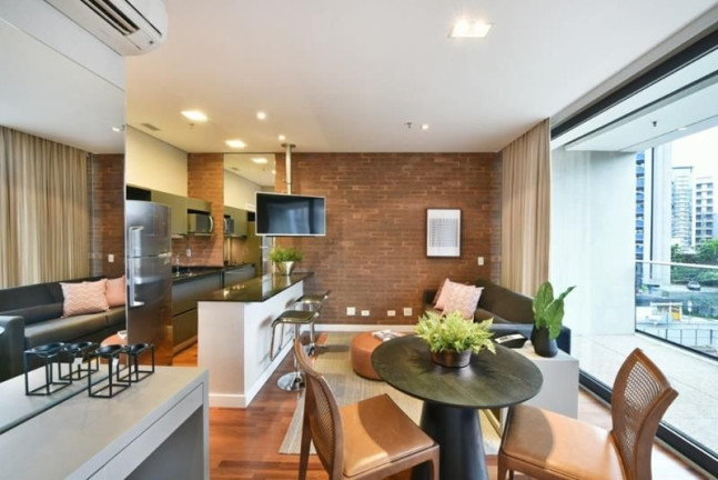 Imagem Apartamento com 1 Quarto para Alugar, 42 m² em Vila Olímpia - São Paulo Imagem Apartamento com 1 Quarto para Alugar, 42 m² em Vila Olímpia - São Paulo