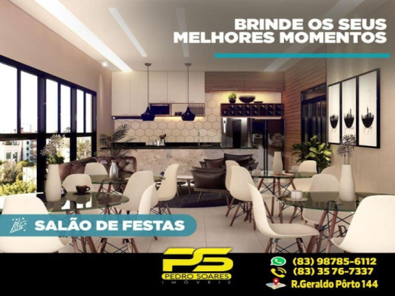 Apartamento com 2 Quartos à Venda, 54 m² em Jardim Oceania - João Pessoa