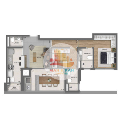 Imagem Apartamento com 2 Quartos à Venda, 79 m² em Jardim Das Perdizes - São Paulo Imagem Apartamento com 2 Quartos à Venda, 79 m² em Jardim Das Perdizes - São Paulo