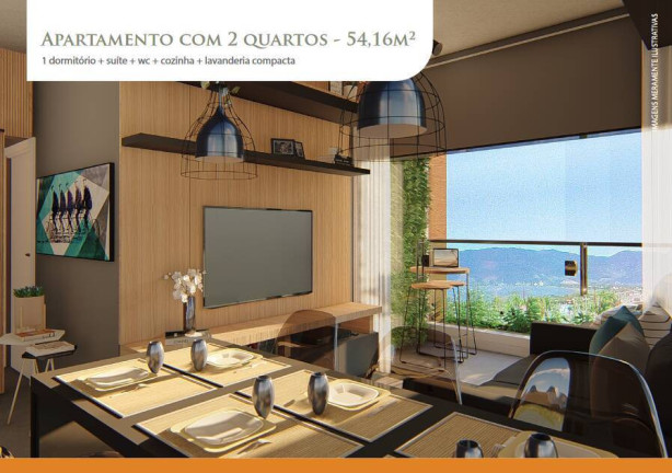 Apartamento com 2 Quartos à Venda, 54 m² em Indaiá - Caraguatatuba