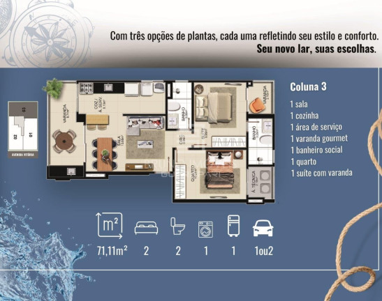Imagem Apartamento com 2 Quartos à Venda, 87 m² em Praia Do Morro - Guarapari Imagem Apartamento com 2 Quartos à Venda, 87 m² em Praia Do Morro - Guarapari