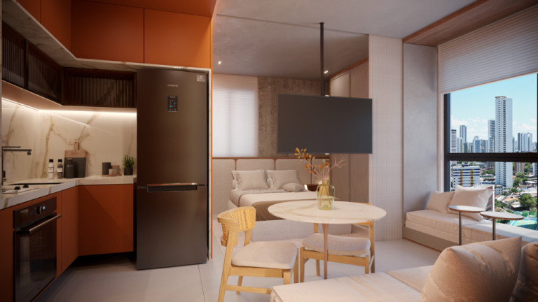 Imagem Imóvel com 1 Quarto à Venda, 24 m² em Madalena - Recife