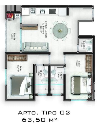 Imagem Apartamento com 2 Quartos à Venda, 63 m² em Alto São João - Itapema Imagem Apartamento com 2 Quartos à Venda, 63 m² em Alto São João - Itapema