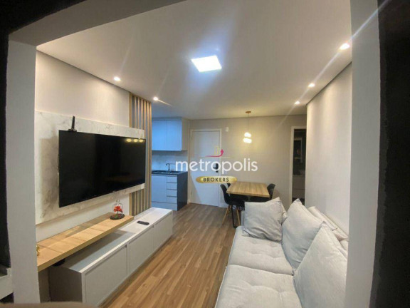 Apartamento com 2 Quartos à Venda, 48 m² em Vila Metalúrgica - Santo André