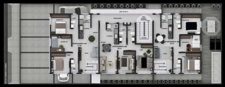 Imagem Apartamento com 3 Quartos à Venda, 65 m² em Jardim São Paulo - João Pessoa Imagem Apartamento com 3 Quartos à Venda, 65 m² em Jardim São Paulo - João Pessoa