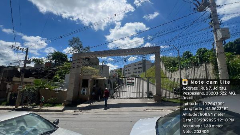Apartamento com 2 Quartos à Venda, 43 m² em Nova Pampulha - Vespasiano