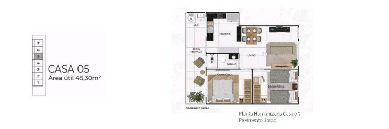 Imagem Sobrado com 2 Quartos à Venda, 43 m² em Guilhermina - Praia Grande