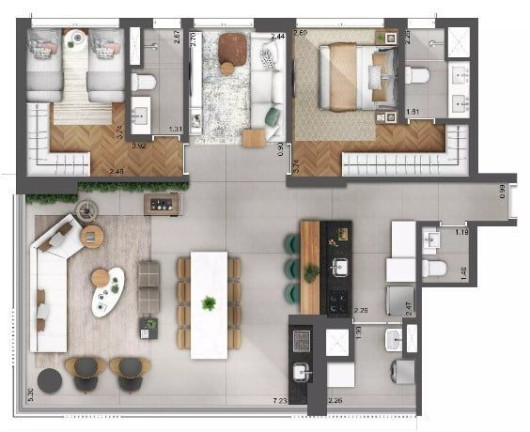 Imagem Apartamento com 3 Quartos à Venda, 111 m² em Perdizes - São Paulo