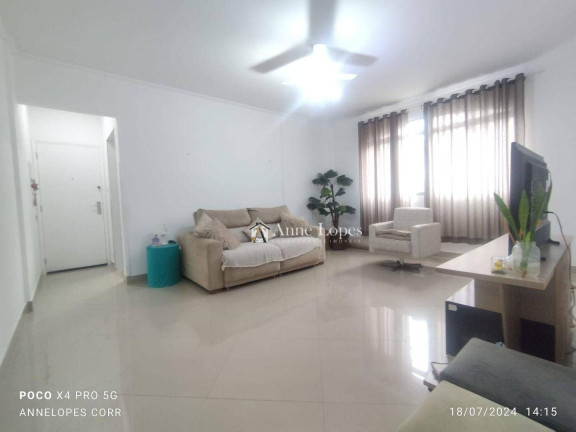 Apartamento com 3 Quartos à Venda, 110 m² em Campo Grande - Santos